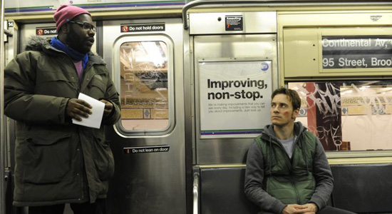 Matchmaking on car 5021 heading west on the Bloor line.