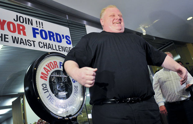 My conversation with Rob Ford about the Cut The Waist Challenge