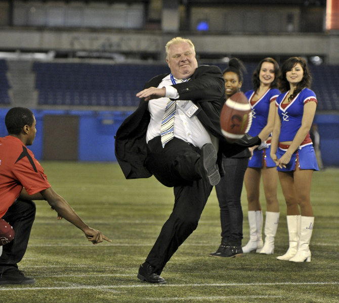 Rob Ford: Third And Long ( A very short one act play)