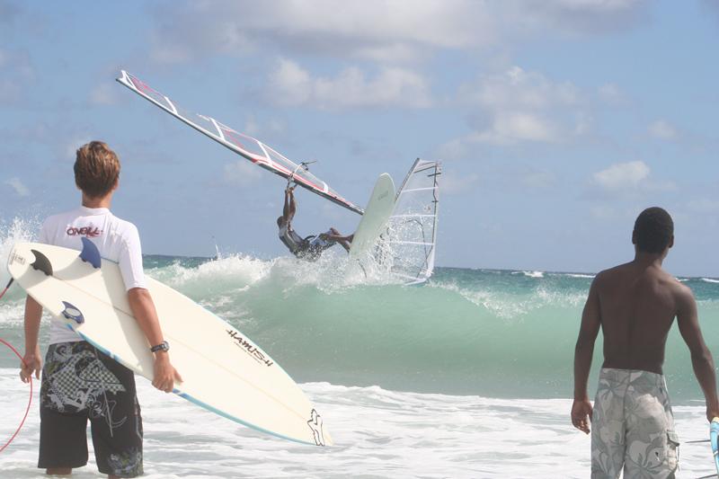 The couple at Silver Point Hotel in Barbados